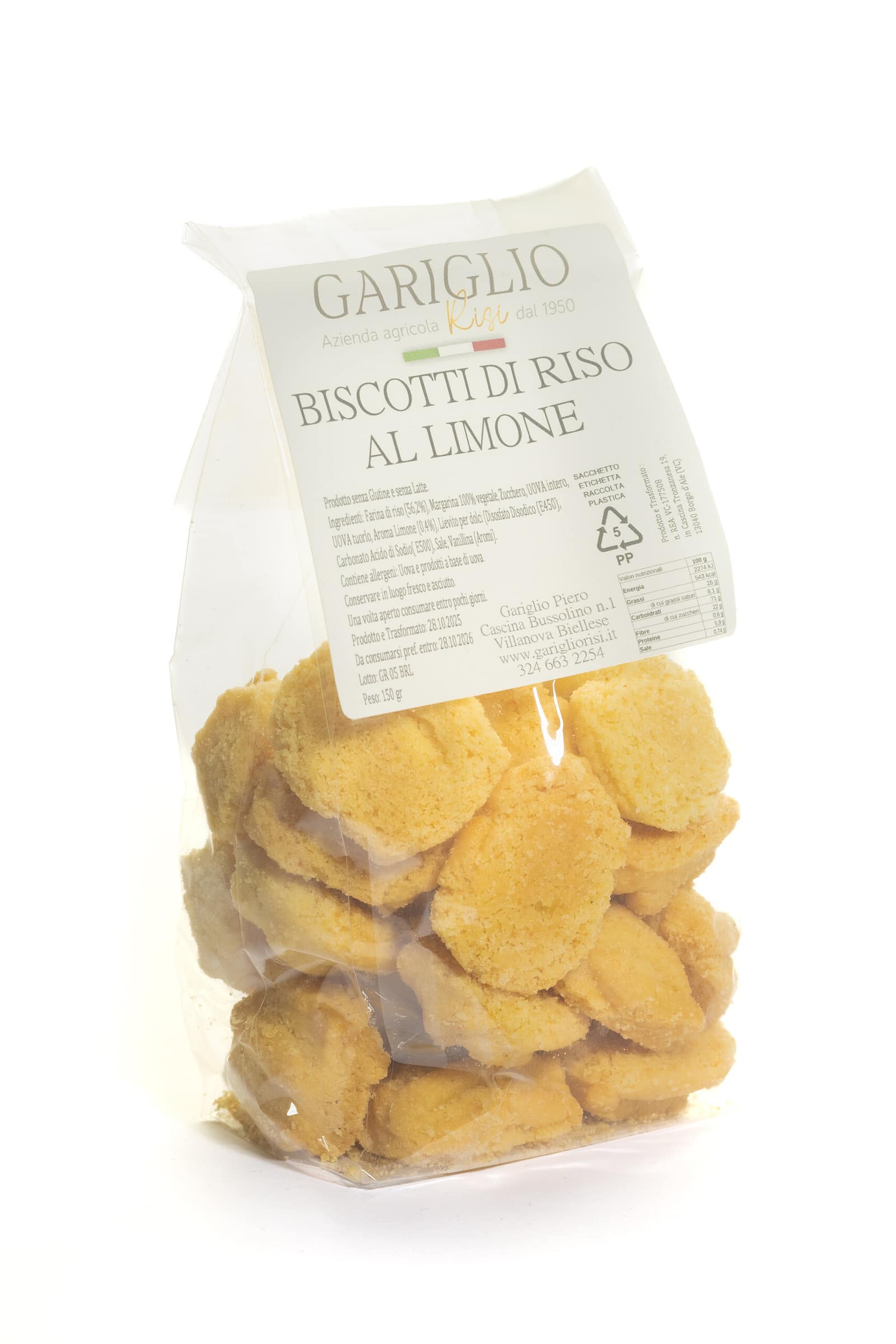 Biscotti di Riso al Limone