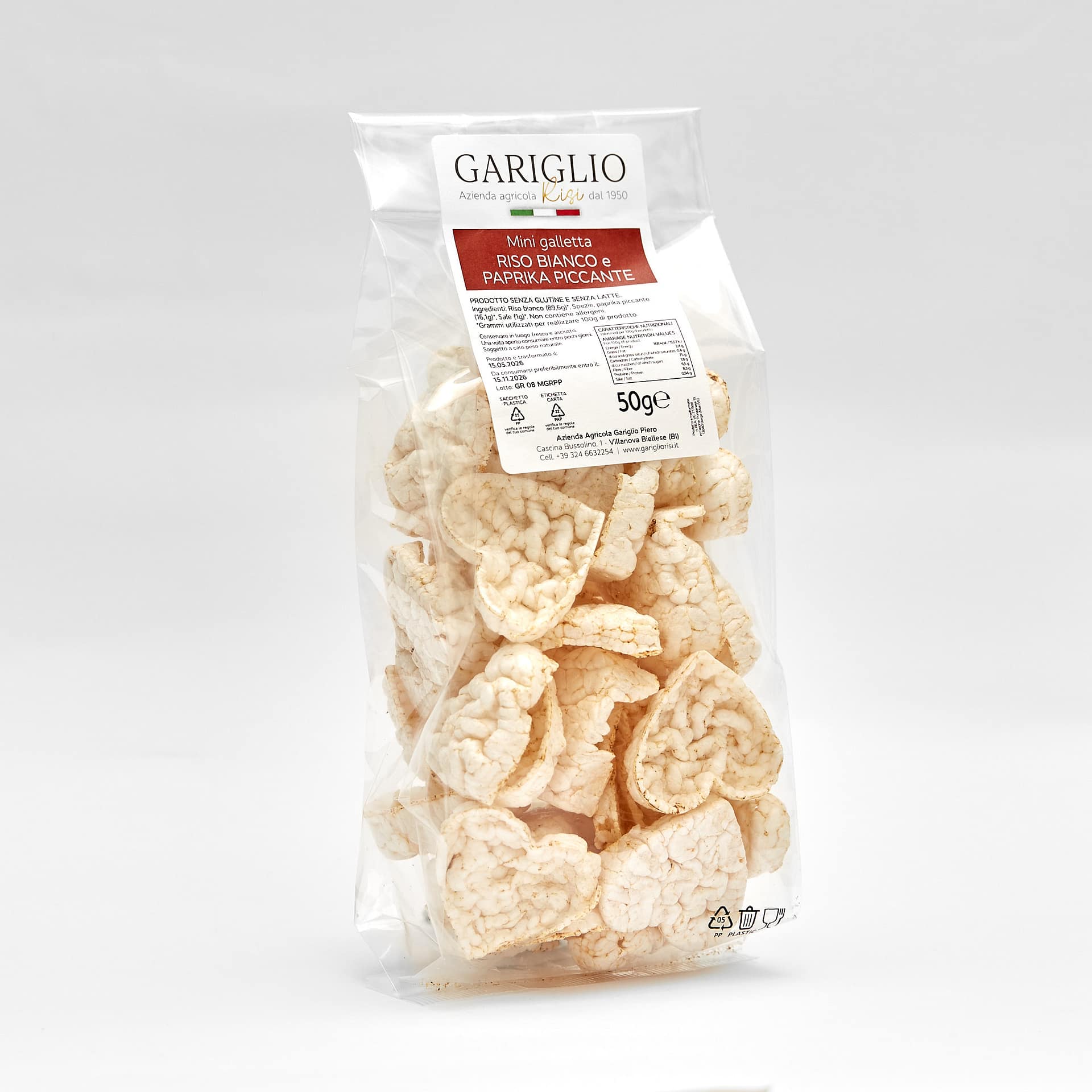 mini-gallette-riso-paprika-gariglio-01 Mini gallette di riso bianco e paprika piccante Gariglio Risi