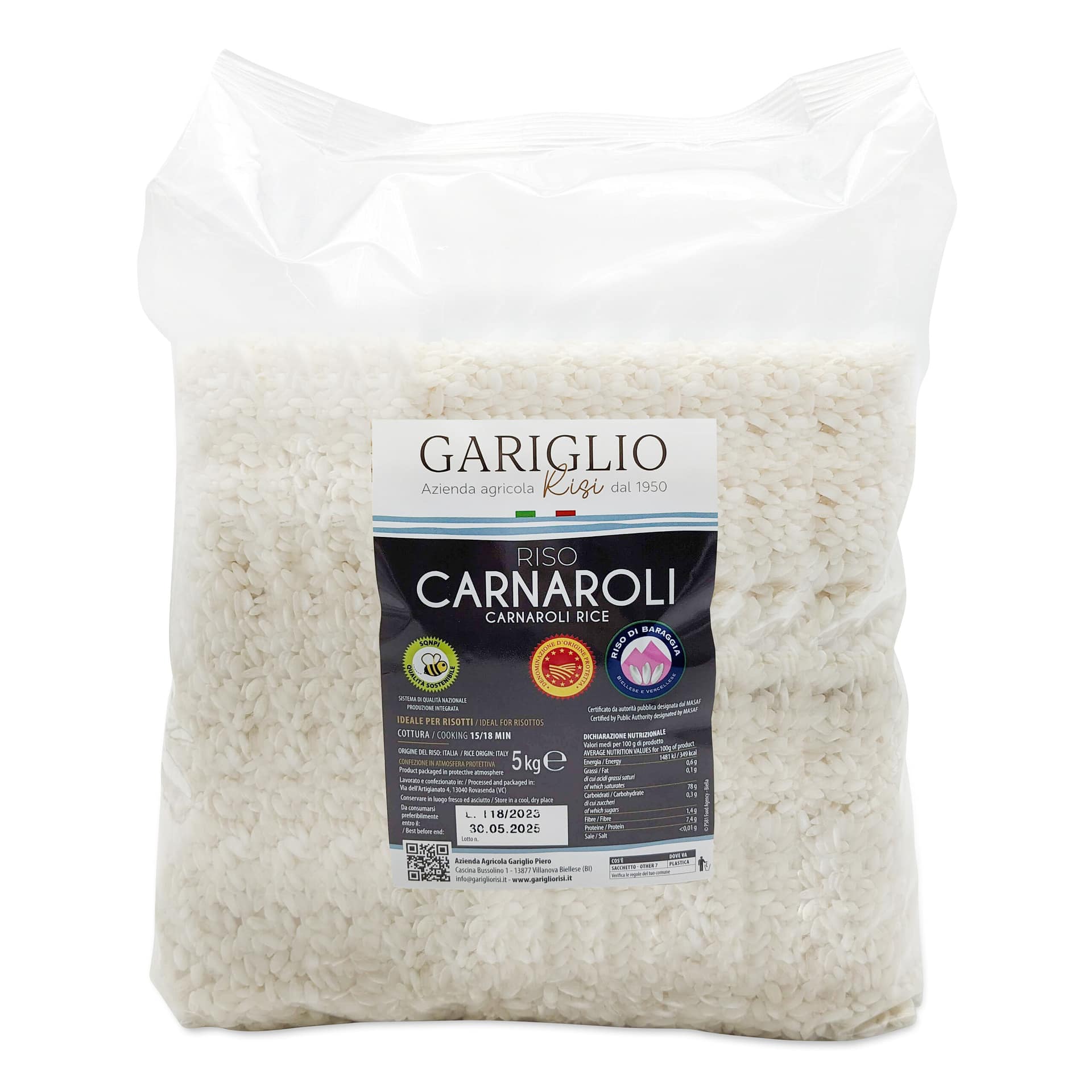 Riso Carnaroli D.O.P. – 5Kg